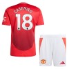 Conjunto (Camiseta+Pantalón Corto) Manchester United Casemiro 18 Primera Equipación 2024-25 - Niño